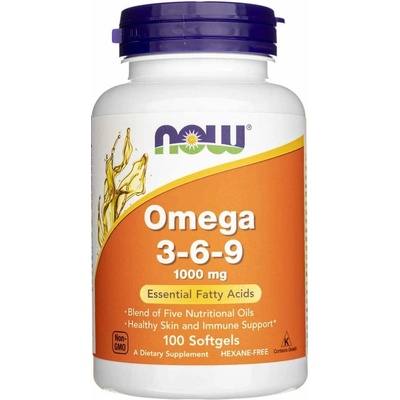 Now Foods Omega 3-6-9 1000 mg 100 softgel kapsúl