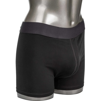 Image 1 of California Exotics Packer Gear Boxer Brief with Packing Pouch Black