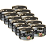 RAFI Super Rafi Cat Sterilised P&F Guinea fowl and Duck hearts 12 x 185 г