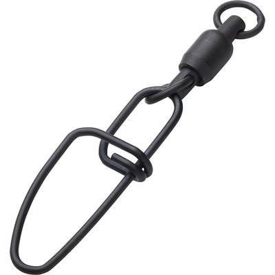 Madcat Karabinka S Obratlíkom Stainless BB Swivels W Crossl Snap Black veľ.3 90 kg 3 ks