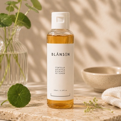 Chamos Cosmetics Възстановяващ тонер за лице с 90% Центела Азиатика Chamos Blansen (CHBL610299)