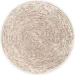 Hanse Home Бежово-кремав кръгъл килим ø 160 cm Gloria Cavallo - Hanse Home (106258-160)