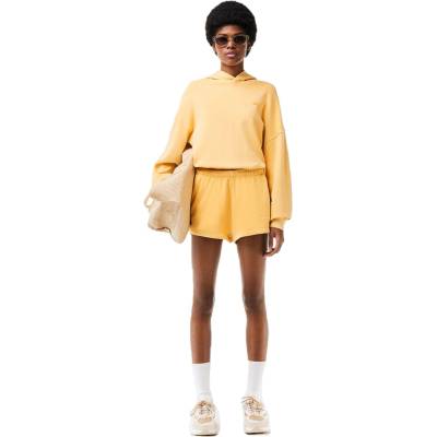 Lacoste Поларени къси панталони Lacoste Women's Fleece Jogger Shorts - Eco Golden Haze