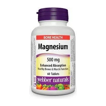 Webber Naturals Magnesium, 500 mg, 60 таблетки, Webber Naturals (3162 WN)