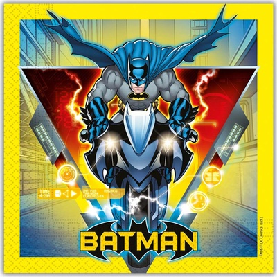 Procos papírové ubrousky Batman 33x33cm 20ks