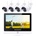 Смарт система за видеонаблюдение DLFI PST-7204-PN, 4 камери, 2.0Mp, Full HD, Екран, Wi-Fi, Tuya Smart, Бял - 91037 (91037)