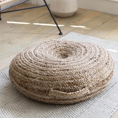 Garden Trading Sedací puf Cerney Natural Jute 60 cm, přírodní barva