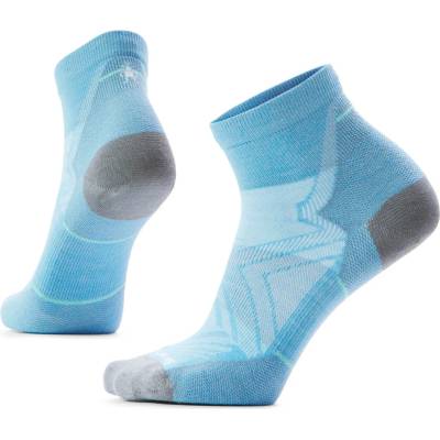 Smartwool Дамски чорапи за бягане Smartwool Women's Run Zero Cushion Ankle Running socks - Serene Blue - размер 34-37 (EU) (201-4494-0711)