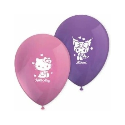 Procos Hello Kitty a Kuromi latexové balónky 11" 28cm
