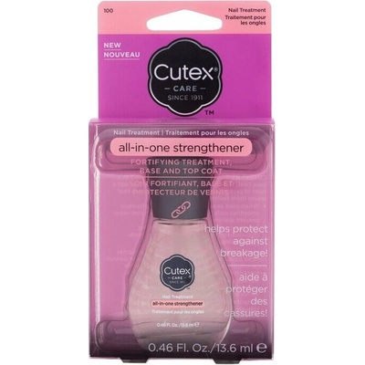 Cutex Nail Treatment All-In-One Strengthener - Spevňujúci lak na nechty 14 ml
