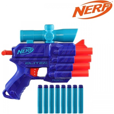 Pistol Nerf Elite 2.0 Prospect QS-4 Wild Edition Blaster modrá