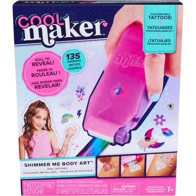 Cool Maker Studio pro tetování pro děti Třpytivé tetování Spin Master 135 dílů