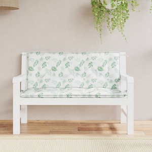 vidaXL Възглавници за градински пейки 2 бр на листа 120x50x7 см плат Kirsty (361693)