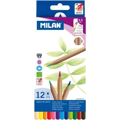 Milan šestihranné 3,3mm / 12ks 447791