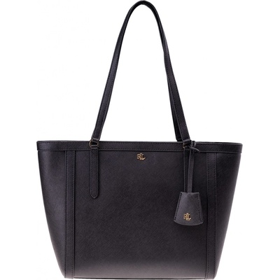 Lauren Ralph Lauren kabelka CROSSHATCH LEATHER-CLARE 25-TTE-MED 431842431001 Černá