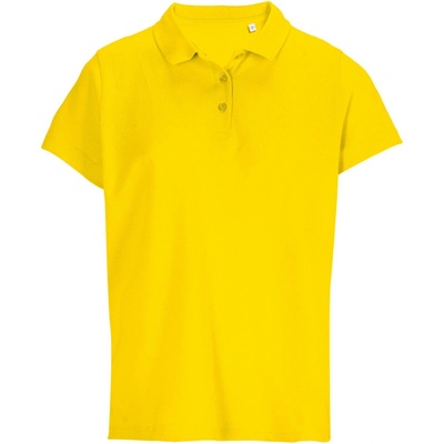 SOL's Collection Polokošile Pulse Women piqué krátký rukáv dámská COT25450121000 gold Zlatá