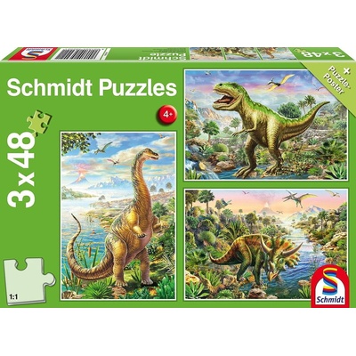 Schmidt 3 Jigsaw Dinosaurs 48 dielov