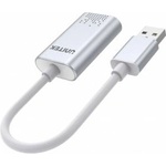 Unitek USB 0.2m silver - mallbg Звукови карти
