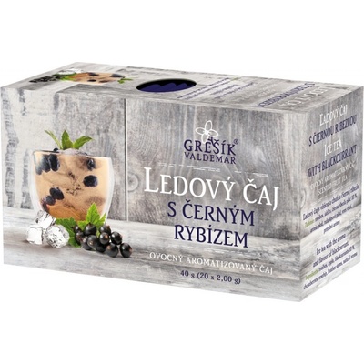 Grešík Ledový čaj s černým rybízem 20 x 2 g