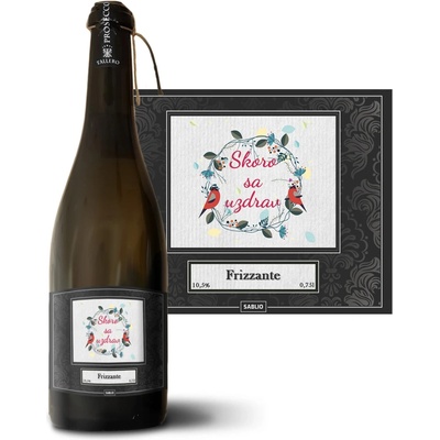 Sablio Skoro sa uzdrav 2 Prosecco biele suché šumivé víno 10,5 % 0,75 l (holá fľaša)