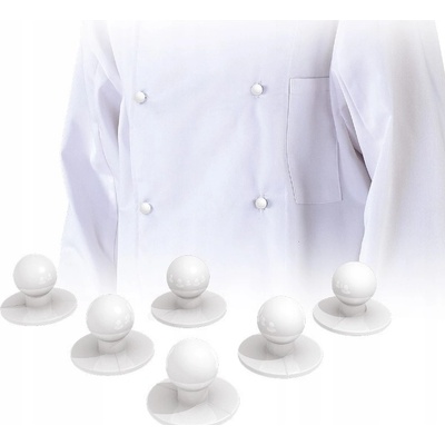 Prima-obchod Knoflík kuchařský na rondon, barva Bílá – Zboží Dáma