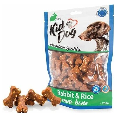 KIDDOG králičie mäso s ryžou MINI kostičky 250 g