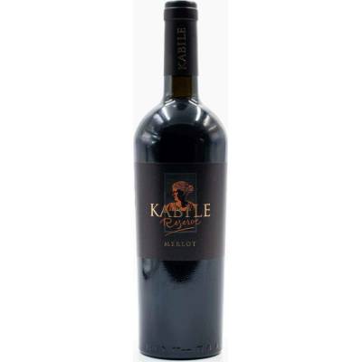Villa Yambol Kabile Merlot Reserve červená 2019 13,5% 0,75 l (holá láhev)