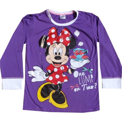 Xcena Minnie mouse trika dívčí fialové