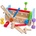 Bigjigs Toys - Дървен детска работна маса за игра с детски инструменти (BJ687)