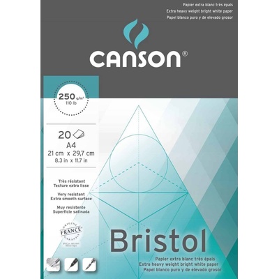 Canson Illustration Bristol Graphic Скицник 20 A4 250 g White (C200457120)
