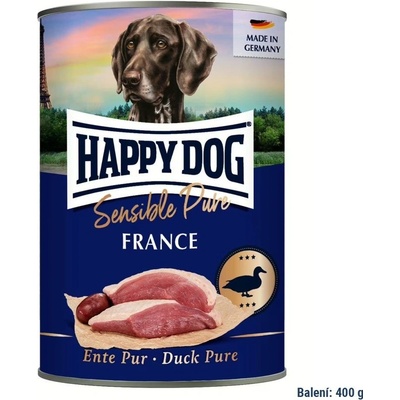 Happy Dog Ente Pur France kachní 400 g
