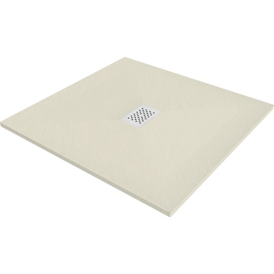 Mexen Hugo квадратно корито SMC 100 x 100 см, бежово, бяла маска - 42691010-W (42691010-W)