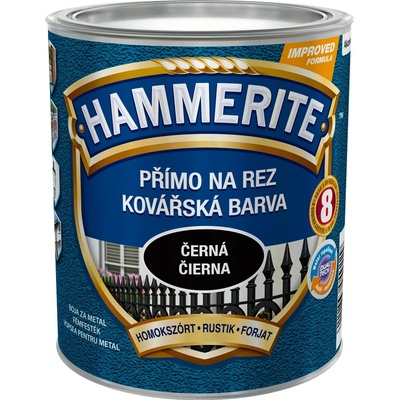 Hammerite přímo na rez kovářská 0,7L černá