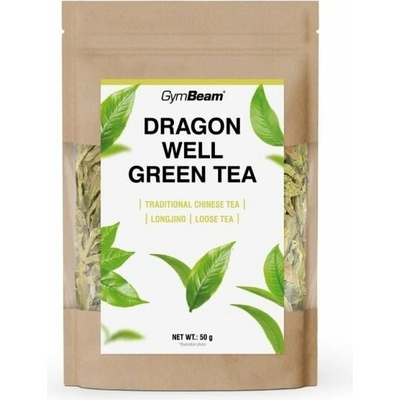 GymBeam Zelený čaj Dragon Well Longjing 50 g