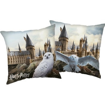 Jerry Fabrics Vankúš Harry Potter Hedwig 02 40 x40