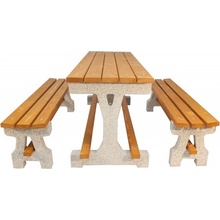 HTI Betonový set Golem 1500 mm, klasické (šrouby), vymývaný