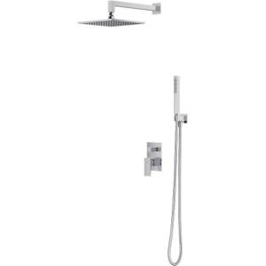 Omnires Fresh - Душ гарнитура със смесител за скрит монтаж, с корпус, 25х25 см, хром SYSFR17CR (SYSFR17CR)