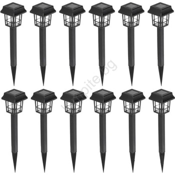 Kobi КОМПЛЕКТ 12x LED соларна лампа LED/0, 06W/1, 2V 1xAA 6500K IP44 100 mAh (KB0467)