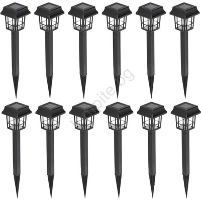 Kobi КОМПЛЕКТ 12x LED соларна лампа LED/0, 06W/1, 2V 1xAA 6500K IP44 100 mAh (KB0467)