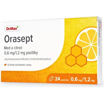 ORASEPT MED A CITRON ORM 0,6MG/1,2MG PAS 24