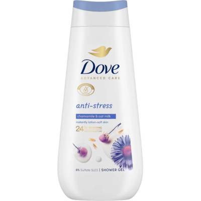 Dove ADVANCED CARE, Душ гел - Anti-Stress лайка & овесено мляко, 225мл