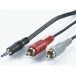 Roline Cable 3.5mm-M/2X RCA-M, 1.5m (11.99.4341)