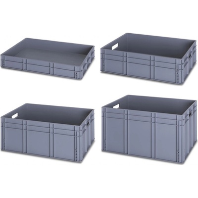 Plastová EURO prepravka 800x600 (EG 86) - 220 mm