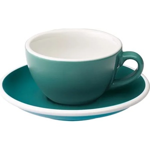 LOVERAMICS Egg - Чаша Flat White 150 ml - Тюркоазено (Teal)