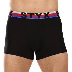 Styx Мъжки боксерки Styx спортна еластична лента черни триколор Styx | Cheren | МЪЖЕ | XXL