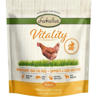 Lukullus Vitality Digestion s kuřecím bez obilnin 1 kg