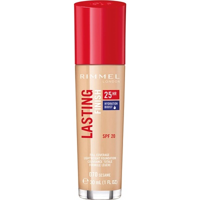 Rimmel London Lasting Finish 25H dlouhotrvající make-up SPF20 070 Sesame 30 ml