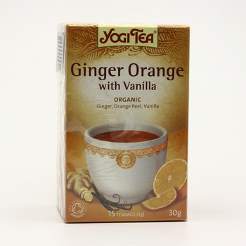 Golden Temple Čaj YogiTea Ginger Orange Vanilla 17 ks 30 g