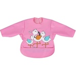 Sevibaby Бебешки лигавник peva с ръкави Цвят ФЛАМИНГО (53 - 106)