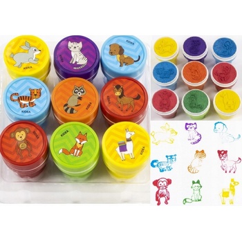 Kidea pečiatky 9ks mix vzorov C